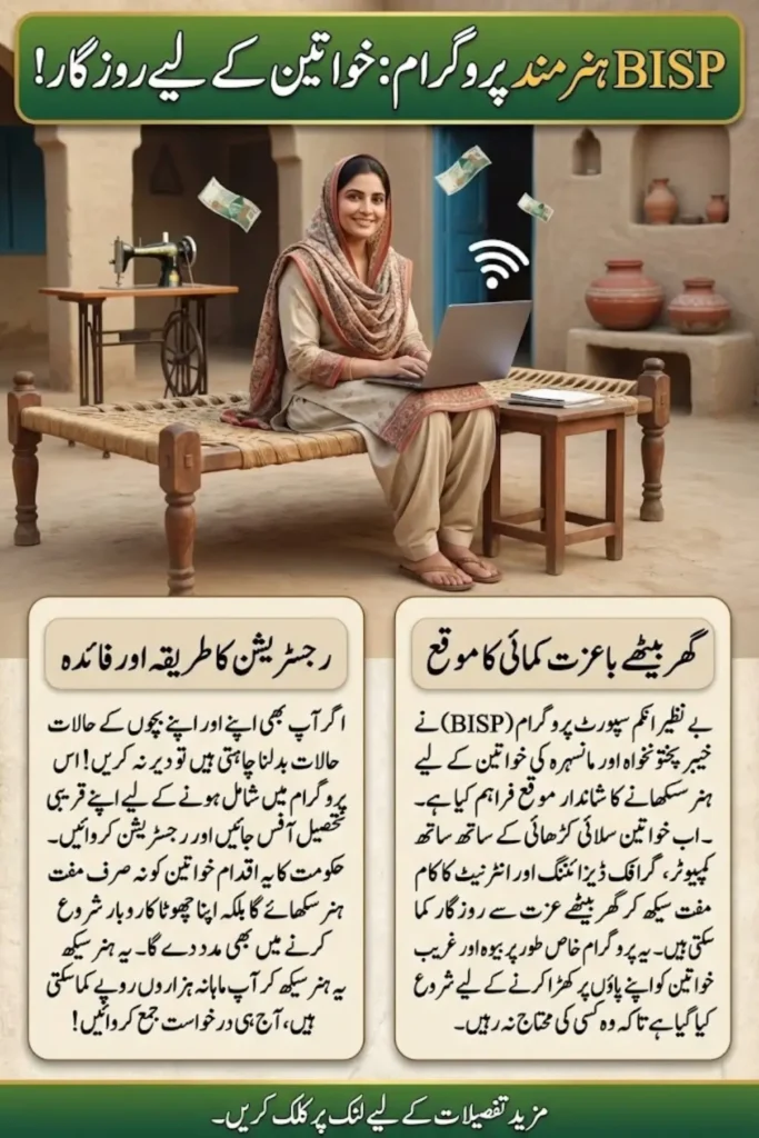 BISP Announces Skill Development Training for Women in Mansehra KPK Know Full Details