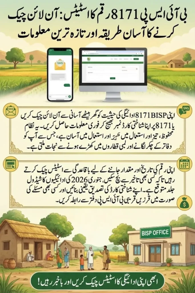 Check Your BISP 8171 Payment Status Online January 2026 Guide