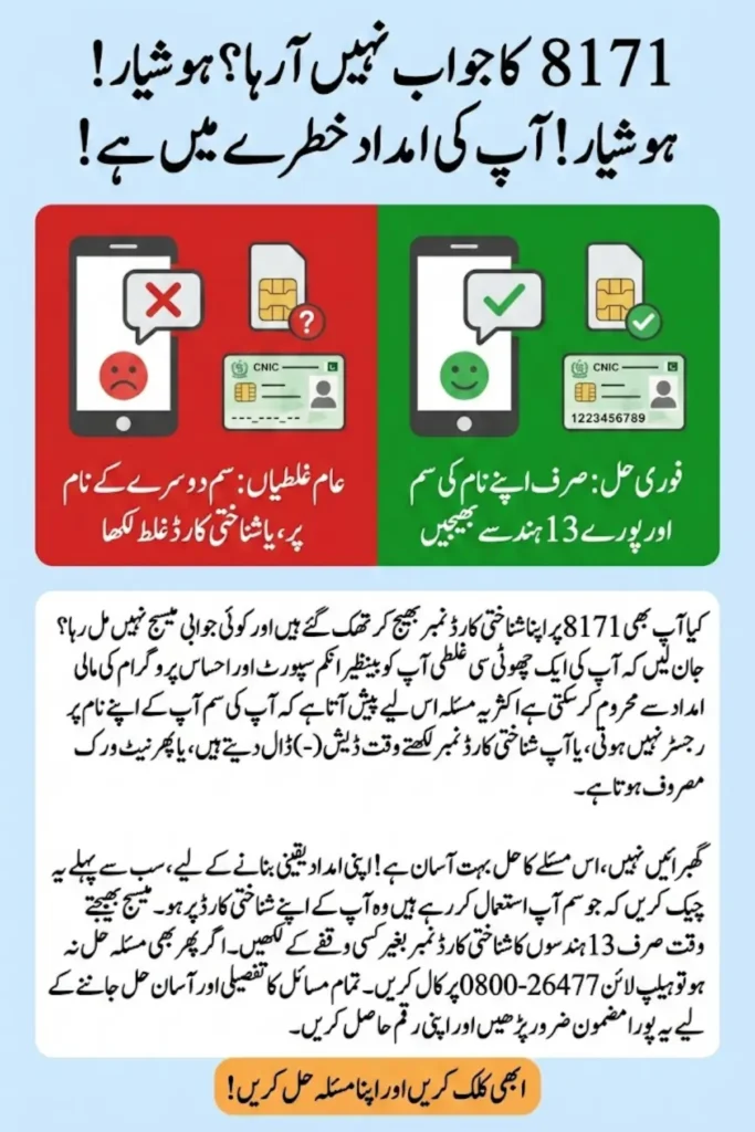 BISP 8171 SMS Issue, Know Common Problems and How to Fix Them Complete Guide