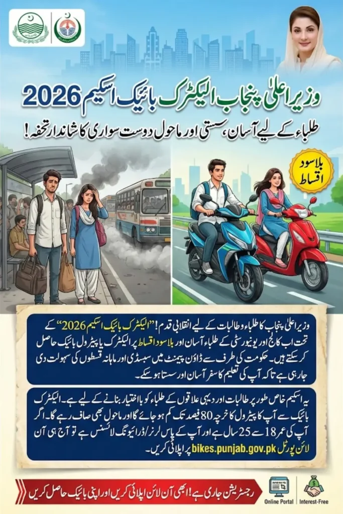 CM Punjab Bike Scheme Apply Online 2026 & Avail Exciting Benefits