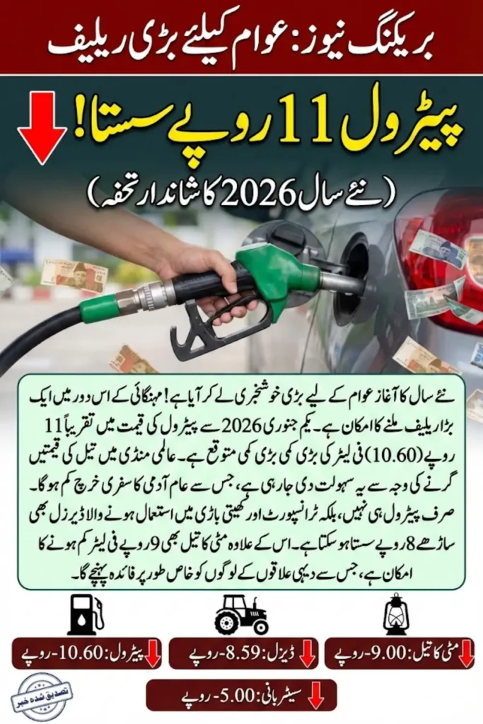 Petrol Prices Set To Drop By Rs. 11 Per Litre From January 1, 2026 – Major New Year Relief