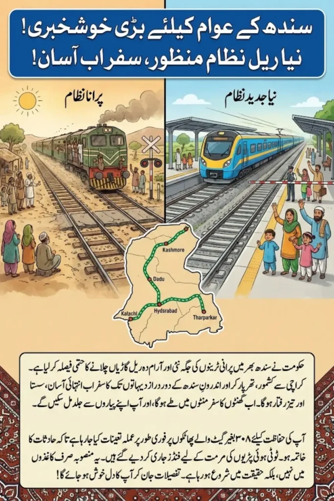Major Railway Upgrade Ahead: Sindh and Federal Govt Approve Rs. 63 Billion Development Plan
